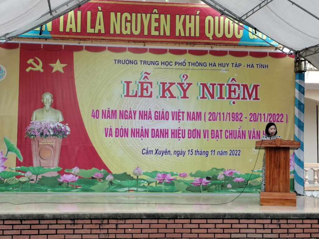 Lễ kỷ niệm ngày Nhà Giáo Việt Nam